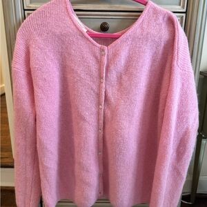Pink Sezane Gaspard Cardigan